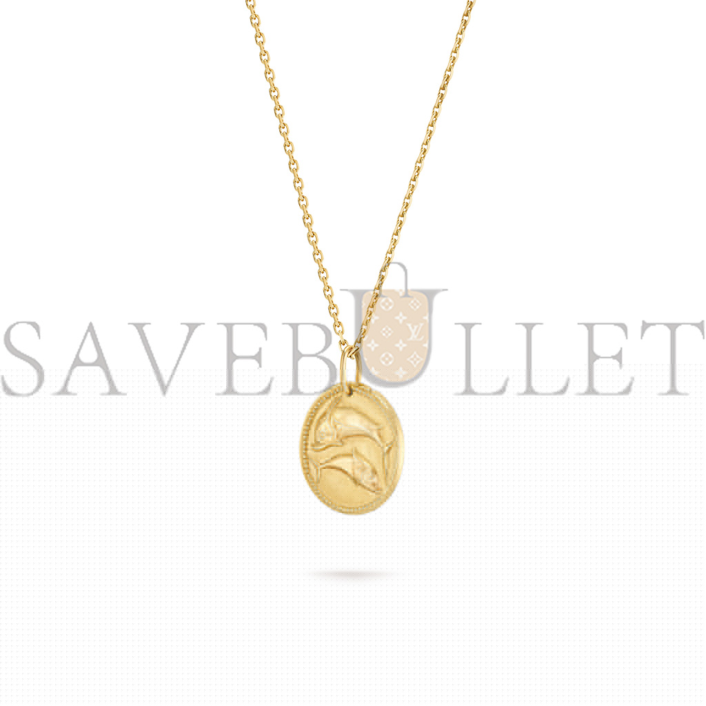 VAN CLEEF ARPELS ZODIAQUE MEDAL PISCIUM (PISCES) - YELLOW GOLD  VCARP7SY00